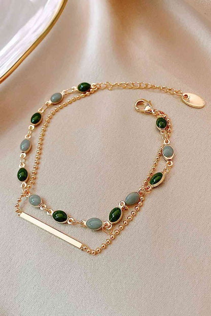 delicate layered bracelet