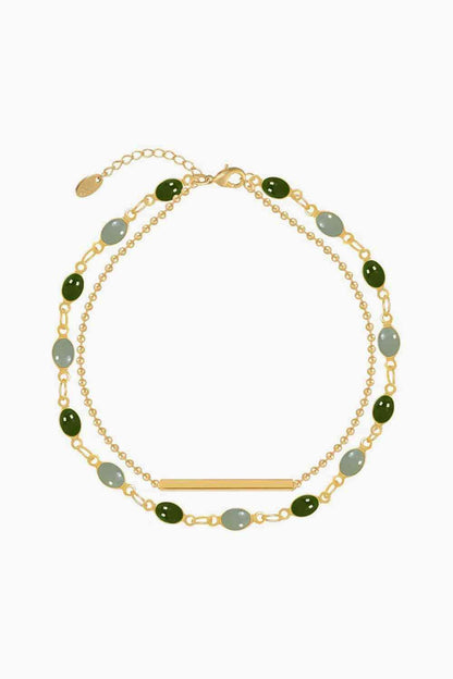 delicate layered bracelet