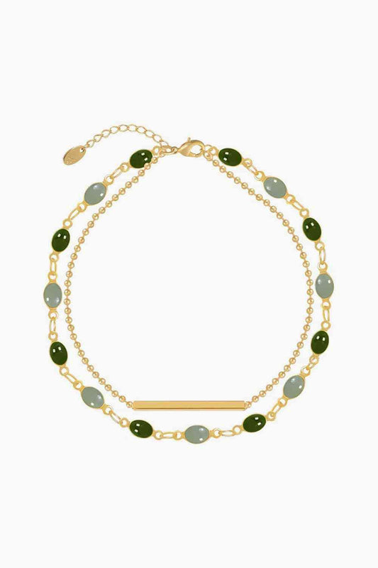 delicate layered bracelet
