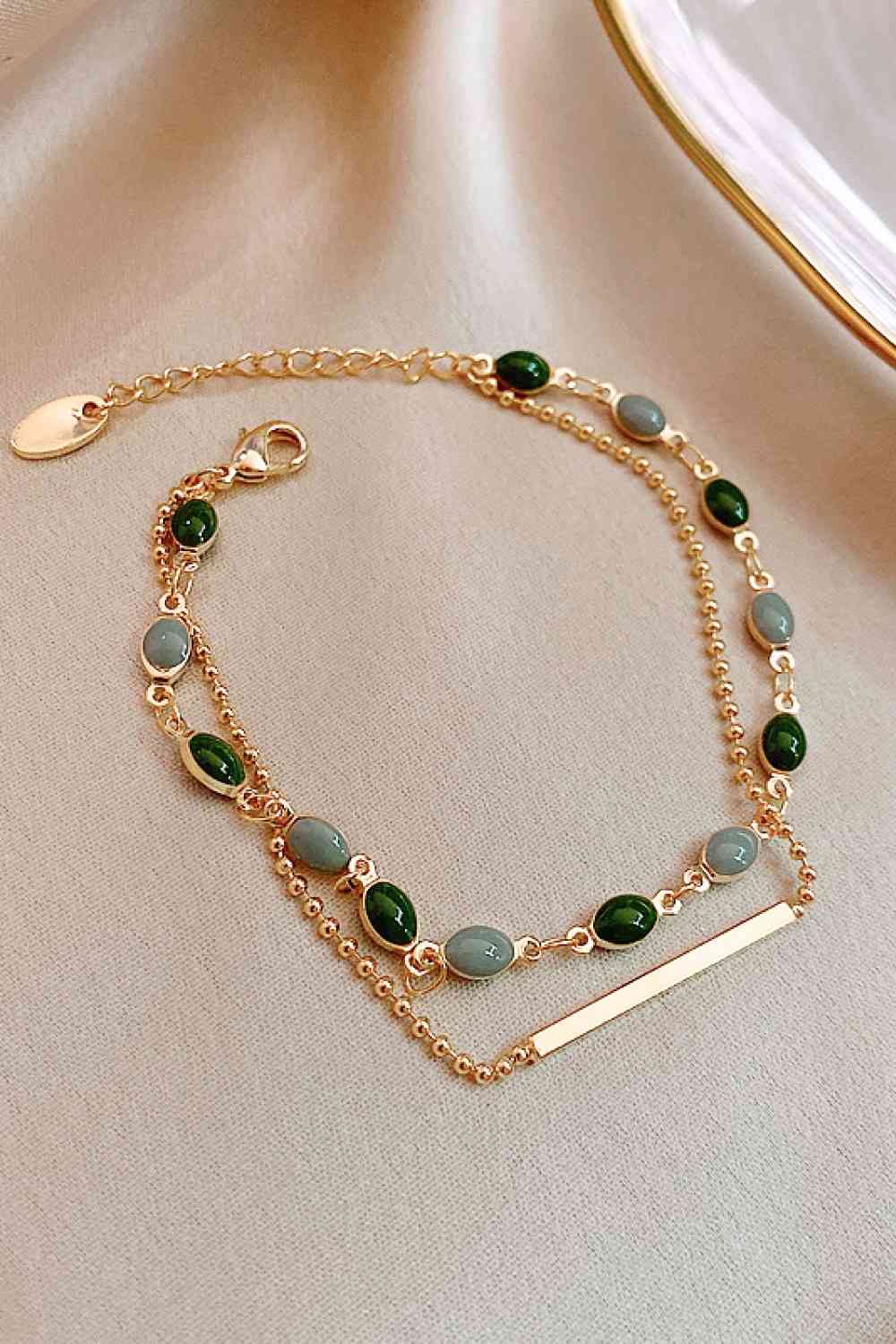 delicate layered bracelet