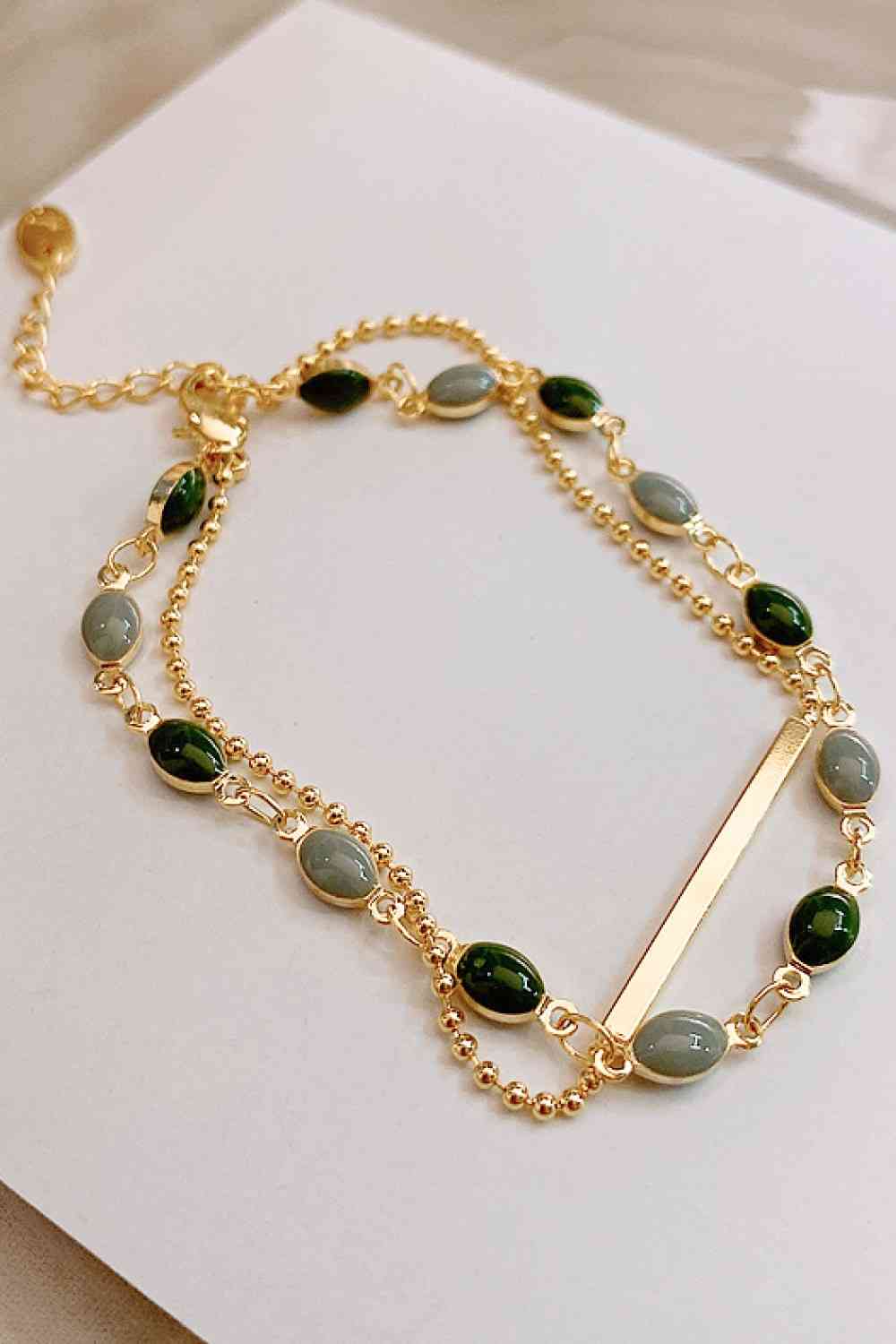 delicate layered bracelet
