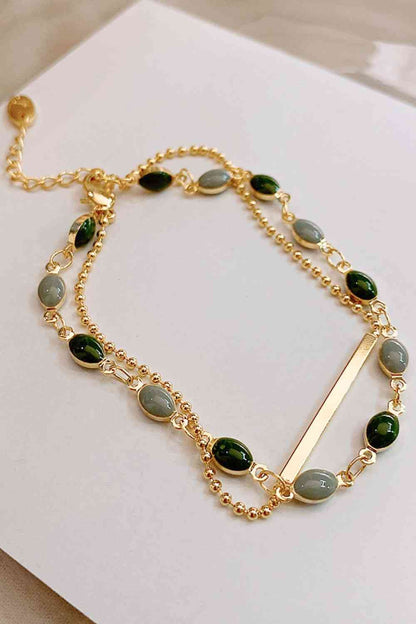delicate layered bracelet